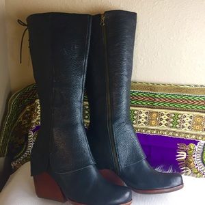 Kork Ease Leather Boots Size 9 M